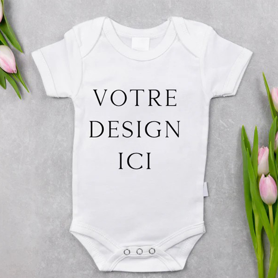 bebek tulumu Body bébé personnalisé – Image 1